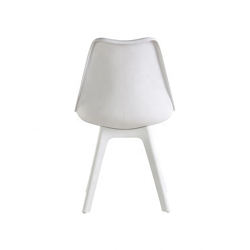 Dining room furniture stackable plastic chair white outdoor