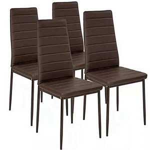 High back armless lifting executive office leather chair