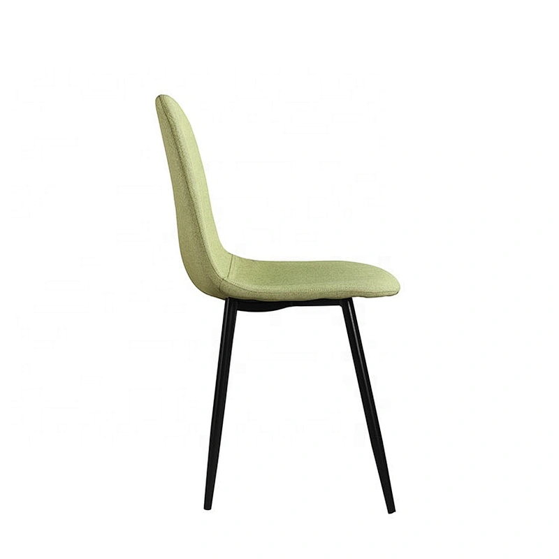 Luxury Fabric dining room upholstered metal chair