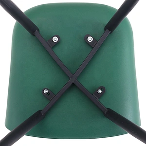 Simple modern restaurant leisure armrest stacking plastic chair