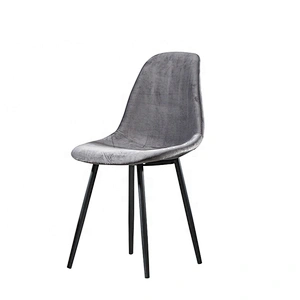 Dining hotel banquet home furniture simple style fabric metal chair leg