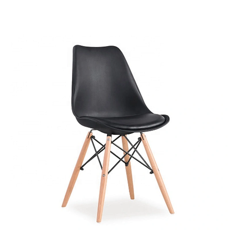 Wholesale outdoor wooden legs dining living plastic chair