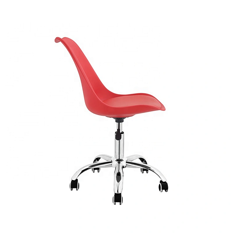 New design cheap 5.8kg RED YELLOW Rotate Tulip chair