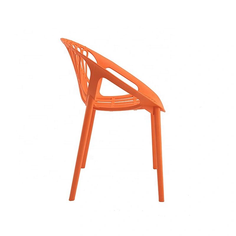 Colorful new design modern plastic dinning chair seats