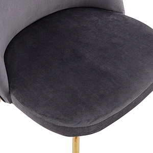 Modern genuine restaurant room fabric luxury dining chair