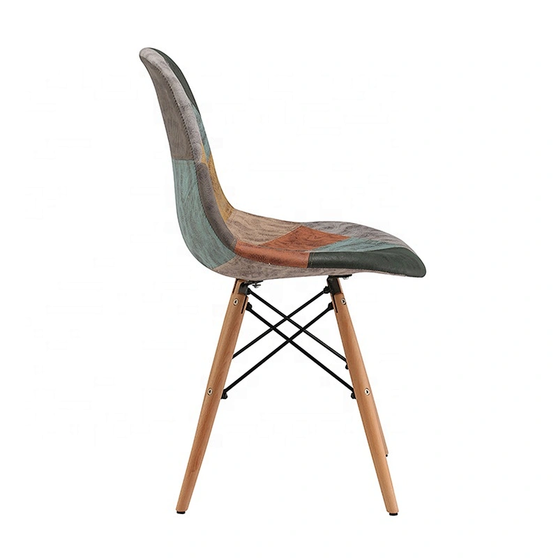 Leisure living modern furniture dining room patchwork chair