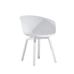Colorful Plastic modern outdoor pp arm dining chair