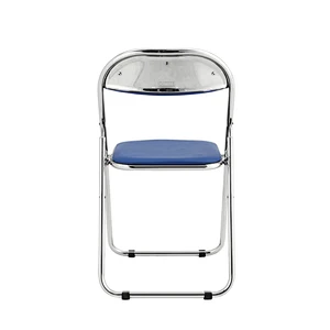 Folding chair Fashion and Simple Plastic Chair Used in Office/Training Room/School Folding chair
