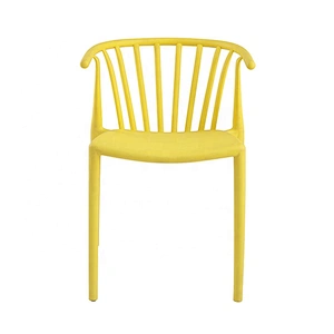 Fashion modern design stackable full plastic moulded chair