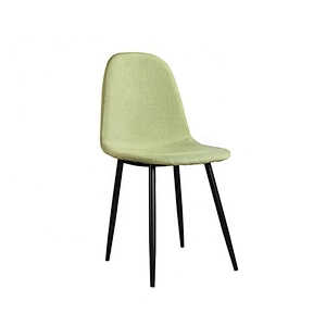 Luxury Fabric dining room upholstered metal chair