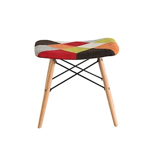 Square small home furniture colorful rest dining room chair