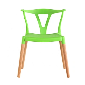 China modern design PP color plastic dining chair