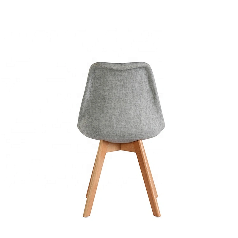 Home furniture fabric dining chair plastic with cushion