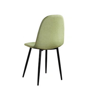 Luxury Fabric dining room upholstered metal chair