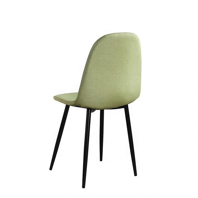 Luxury Fabric dining room upholstered metal chair