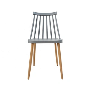 Modern living outdoor plastic dining back PP chair
