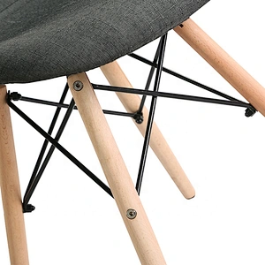 Dining room furniture wooden frame outdoor fabric chair
