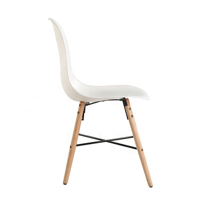 Wood leg restaurant room seat plastic chair manufacturer