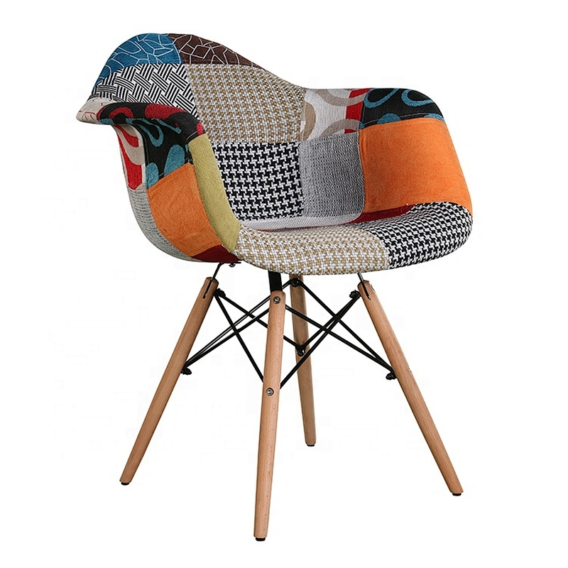 Restaurant leisure fashion multicolor dinning chair wooden