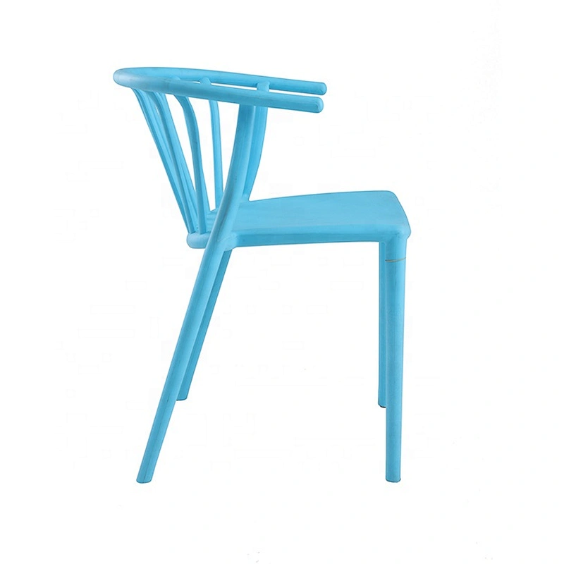 Comfortable PP cafe restaurant stackable chair plastic