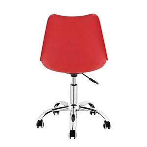 Adjustable swivel armless home hotel office chair pu