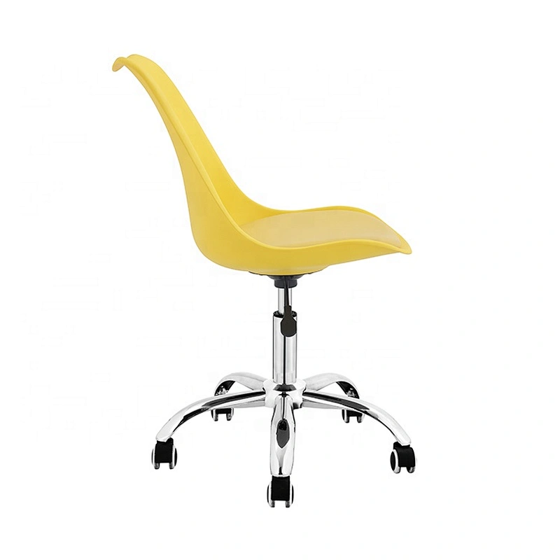 Adjustable swivel armless home hotel office chair pu