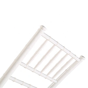 Wholesale luxury fashionable plastic white Wedding chair