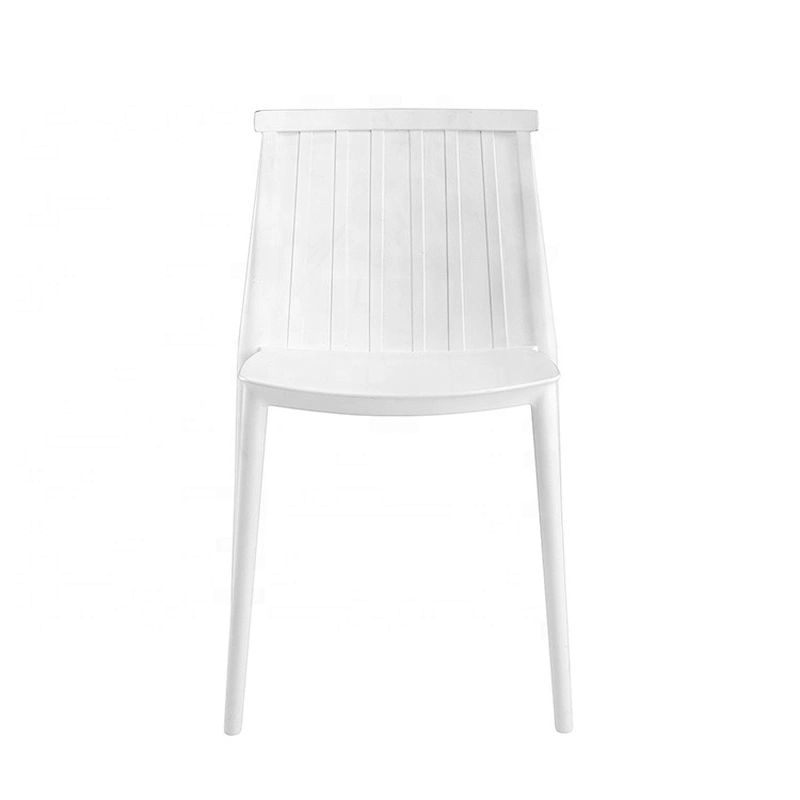 New style modern stackable dining white plastic chair price