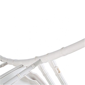 Wholesale luxury fashionable plastic white Wedding chair