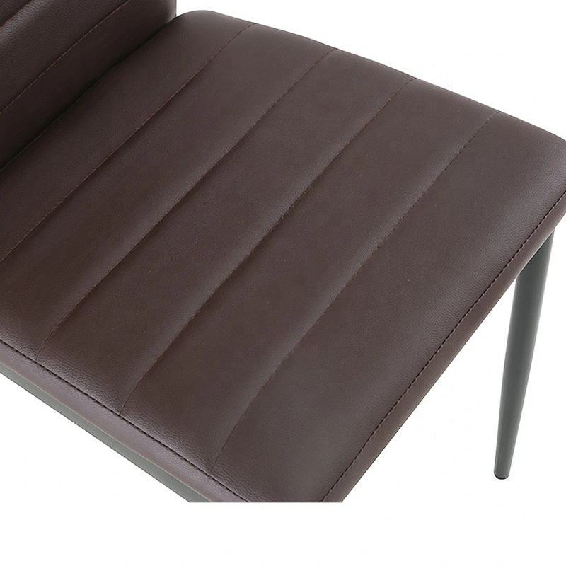 Modern style Faux leather office computer chair with metal legs