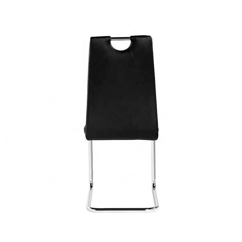 Foam cover PU chrome dining metal frame office chair