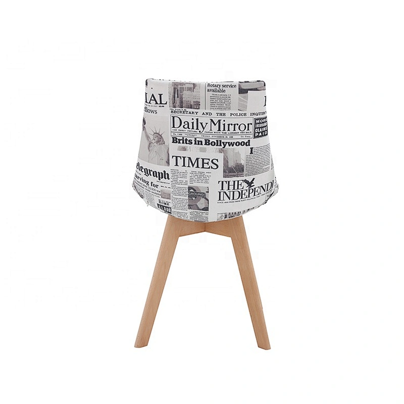 Factory directly sale stackable upholstered wooden chair