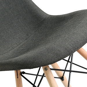 Dining room furniture wooden frame outdoor fabric chair