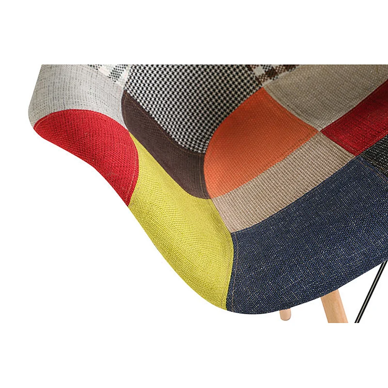 Modern furniture upholstered fabric armrest cafe dining chair