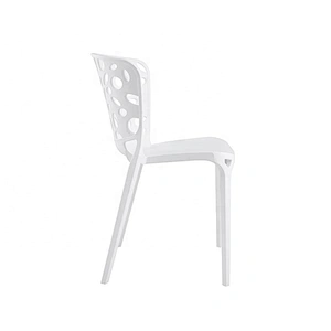 Morden design flower plastic dinning leisure chair