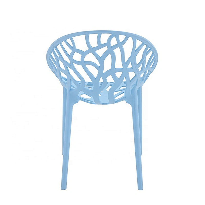 Stackable dining room garden white pp pc plastic chair