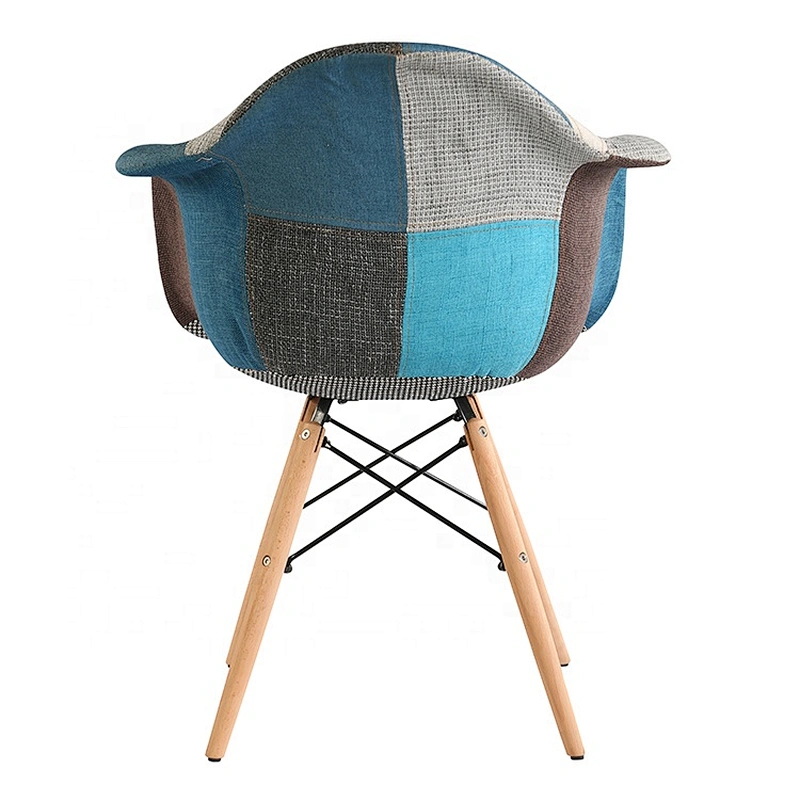 Hotel home modern furniture wooden patchwork dinning chair