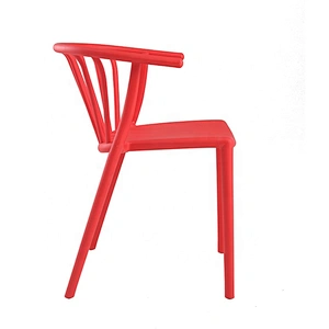Custom modern household fast food restaurant plastic chair