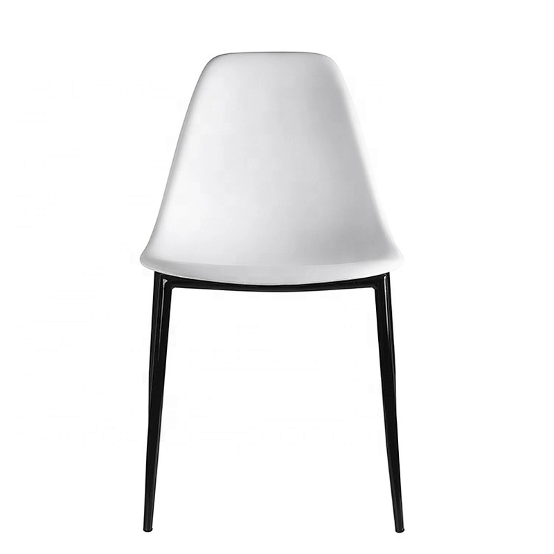 Home living dining pp seat plastic metal leg chair