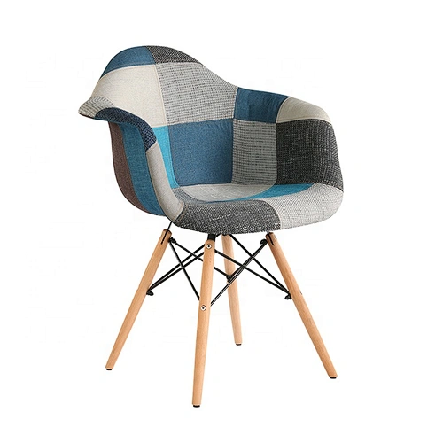 Hotel home modern furniture wooden patchwork dinning chair