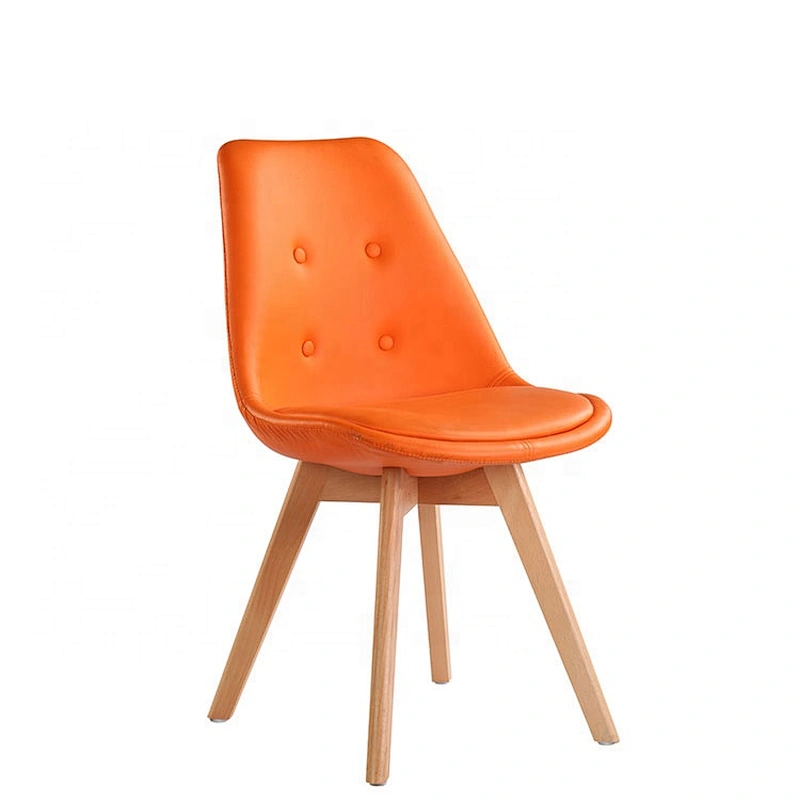 Stackable comfortable outdoor plastic dining chair
