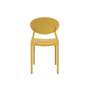Wholesale modern stackable bright dining yellow pp chair