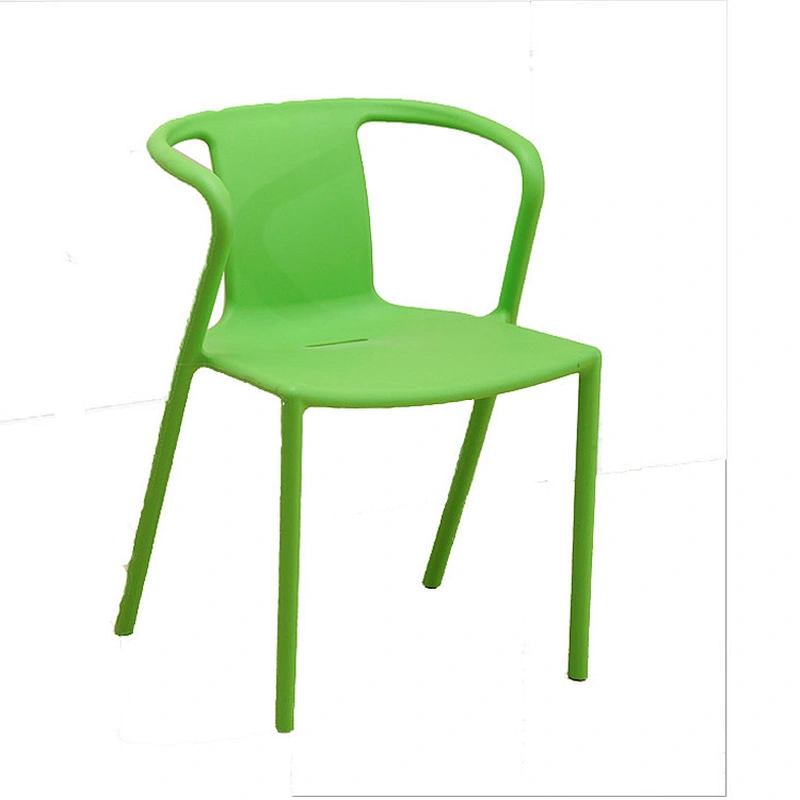 Factory price stable PP chair with armrest simple design dining chairs for Dining room living room restaurant