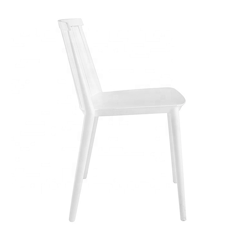 New style modern stackable dining white plastic chair price