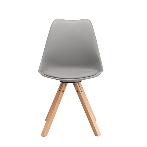 Modern Plastic Beech Leg Chair