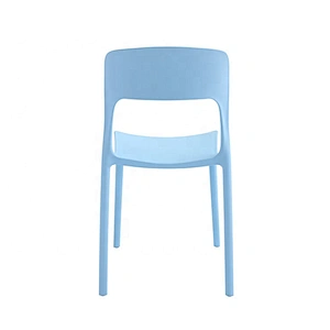Plastic Fancy Bright Colored Dining Room PP Chair Stackable