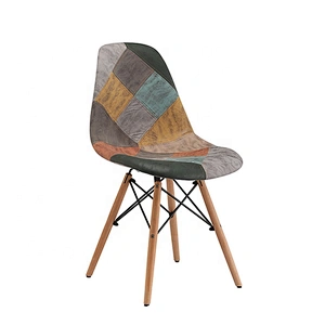Leisure living modern furniture dining room patchwork chair