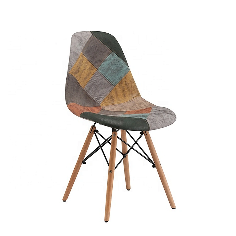 Leisure living modern furniture dining room patchwork chair