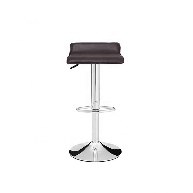 Metal furniture vintage Adjustable luxury Modern leather barstool
