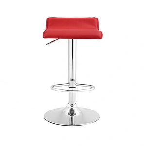 Leather seat adjustable swivel barstools pu bar chair